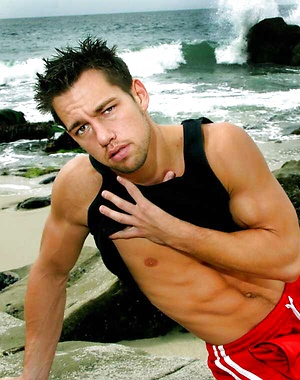 Johnny shows his perfec muscle body