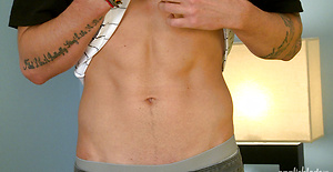 Handsome and Fit Sam Shows His Boxing Moves and Very Thick Uncut Cock!